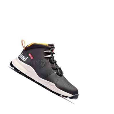 Timberland Brooklyn δαντελα-Up Αθλητικά Παπούτσια παιδικα μαυρα | GR-CHL4718