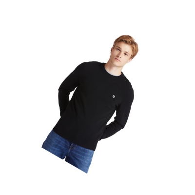 Timberland Cohas Brook Crewneck Πουλόβερ ανδρικα μαυρα | GR-LVK8743