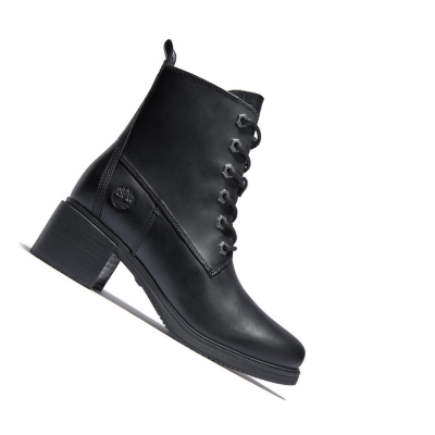 Timberland Dalston Vibe Original 6-inch Boots γυναικεια μαυρα | GR-XLT4063