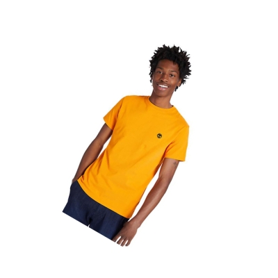 Timberland Dunstan River Crew Tee μπλουζακια ανδρικα πορτοκαλι | GR-TYN6237