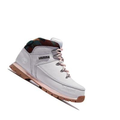 Timberland Euro Sprint Mid Hiker Μπότες Chukka παιδικα ανοιχτο γκρι | GR-KRP3526