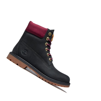 Timberland Heritage Original 6-inch Boots γυναικεια μαυρα | GR-DZT7830