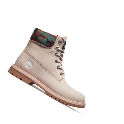 Timberland Heritage Original 6-inch Boots γυναικεια ανοιχτο ροζ | GR-LAK2314