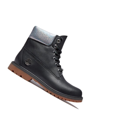 Timberland Heritage Original 6-inch Boots γυναικεια μαυρα | GR-WYU9760