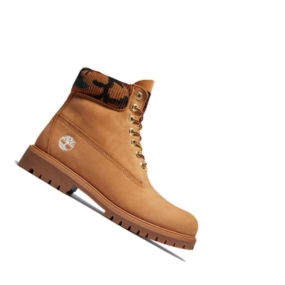 Timberland Heritage Χειμερινά Original 6-inch Boots ανδρικα κίτρινα | GR-EIW6480