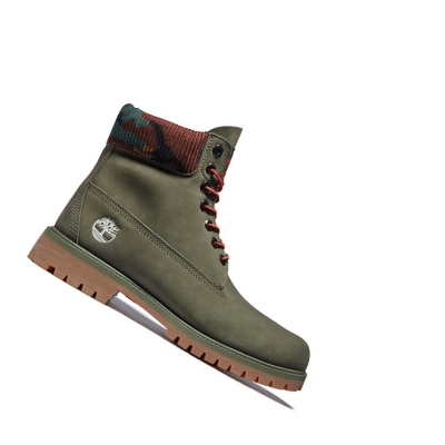 Timberland Heritage Χειμερινά Original 6-inch Boots ανδρικα πρασινο | GR-ESX6038