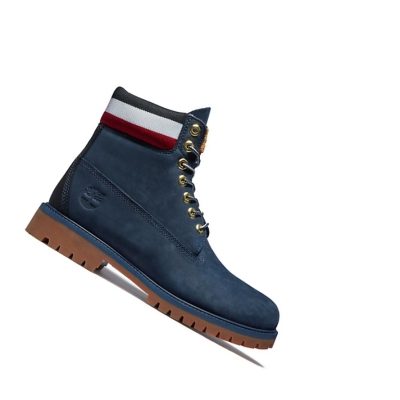 Timberland Heritage Χειμερινά Original 6-inch Boots ανδρικα σκουρο μπλε | GR-FAY2349