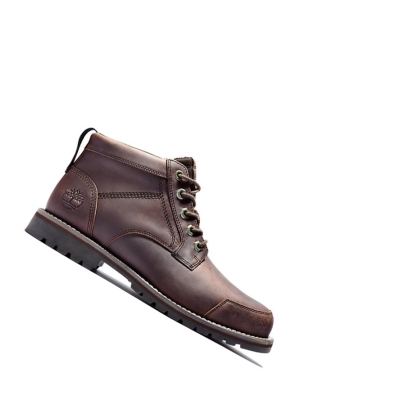 Timberland Larchmont II δερματινα Μπότες Chukka ανδρικα σκούρο καφε | GR-LKE6982