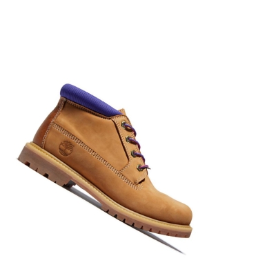 Timberland Nellie Chukka μποτακια γυναικεια κίτρινα μωβ | GR-VMW8643