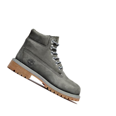 Timberland Premium Original 6-inch Boots παιδικα σκούρο γκρι | GR-IOZ0594