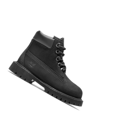 Timberland Premium Original 6-inch Boots παιδικα μαυρα | GR-PIN2037