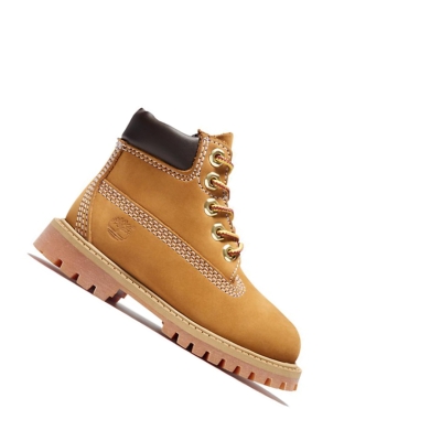 Timberland Premium Original 6-inch Boots παιδικα κίτρινα | GR-VNM6312