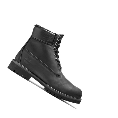 Timberland Premium Warm-lined Original 6-inch Boots ανδρικα μαυρα | GR-QSD1746