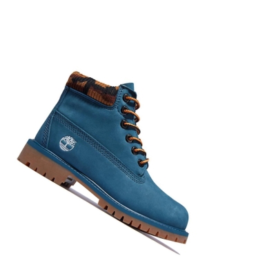 Timberland Premium Waterproofs Original 6-inch Boots παιδικα μπλε | GR-FUE3567