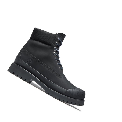 Timberland Rubber toe Original 6-inch Boots ανδρικα μαυρα | GR-KVP4062