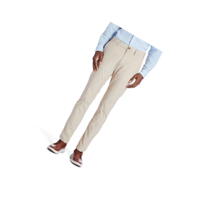 Timberland Sargent Lake Stretch Chinos παντελονι ανδρικα Μπεζ | GR-TWN5740