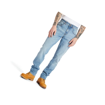 Timberland Sargent Lake Stretch τζιν παντελονι ανδρικα ανοιχτο μπλε | GR-FDI5096