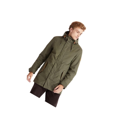 Timberland Snowdon Peak 3-in-1 αδιαβροχα Parka μπουφαν ανδρικα πρασινο | GR-QAR4836