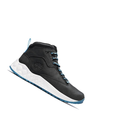 Timberland Solar Wave GreenStride™ Chukka χειμωνιατικα μποτακια γυναικεια μαυρα | GR-QLN0418