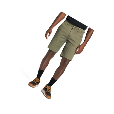 Timberland Squam Lake Stretch Chino σορτσ ανδρικα πρασινο | GR-WBN6738