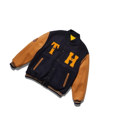 Timberland Tommy Hilfiger x Timberland® Re-Mixed Reversible Varsity μπουφαν ανδρικα μπλε | GR-WJF0632