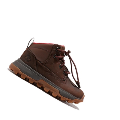 Timberland Treeline Mid Hiker Αθλητικά Παπούτσια παιδικα σκούρο καφε | GR-GTX0598